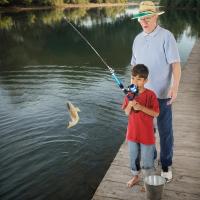 Juego de equipo de caña de Pescar para niños, caña de Pescar telescópica portátil de 5,9 pies y Carrete Combinado y Cuerda con Sedal, juego completo de accesorios de Pesca con Bolsa de Transporte para niños - details 0