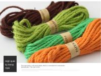 Cuerda De Lino Colorida Y Gruesa De 10m/6mm Para Artesanía DIY Y Decoración De Bolsos Con Cordón Para Sujeción Accesorios Incluidos - details 10