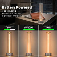 Lámpara De Mesa LED Magnética Con Control Táctil Recargable Por USB Luz Nocturna Para Dormitorio Iluminación Ambiente Rectangular - details 1