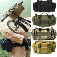 Mochila Deportiva Impermeable 50L Para Hombres Con Sistema Molle 4 En 1 Para Senderismo Escalada Y Trekking Material De Nylon - details 2