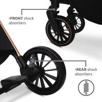 LORELLI Carrito de bebé DUO BIANCA con capazo duro hasta 22 kg de Lorelli - details 1
