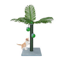 GREATOOL Rascador para Gatos de Poste, 110cm para Gatos Grandes, de Sisal, Dos Bolas Colgantes Interactivas y Juguetes de Bolas de Resorte para Gatitos y Gatos de Interior - details 4