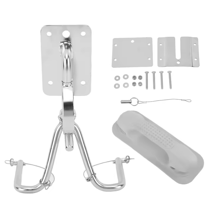 Kit De Davit Instantáneo De Acero Inoxidable Para Yate Barco Sistema De Cierre Rápido Marítimo Capacidad De Carga Approx. 110kg/242lbs - 1