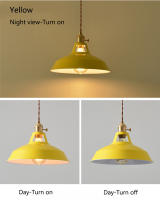 Lámpara Colgante Retro Industrial LED Para Restaurante Cocina Hogar Decorativa De Metal En Colores Variados Para Iluminación De Sala De Estar Estudio Dormitorio Hotel - details 15