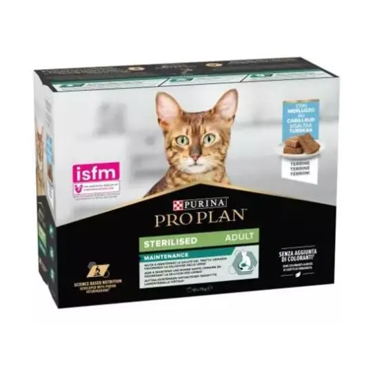 Pro Plan Multipack Sterilised Sobre de Bacalao para Gatos  Alimento húmedo para Gatos - 1