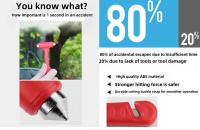 Car Emergency Safety Hammer Multifunctional 2-in-1 Seeking Growth Handle Broken Window Artifact Outdoor Emergency Hammer Cutting - details 0