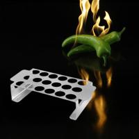 18 Hole Chili Grill Rack Non-Stick Lightweight Portable Jalapeno Grill Rack Pepper Sturdy Stainless Steel for Cooking BBQ Baking - details 3