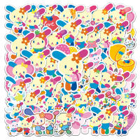 Pegatinas Sanrio Usahana Kawaii 10/30/50pcs Dibujos Animados Cartoon Decales Para Teléfono Móvil Botella De Agua Cuaderno Graffiti Adhesivo PVC - details 1