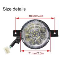 2 unids 12V LED ATV Delantero 125cc 150cc 250cc Faro 300cc Faros - details 3