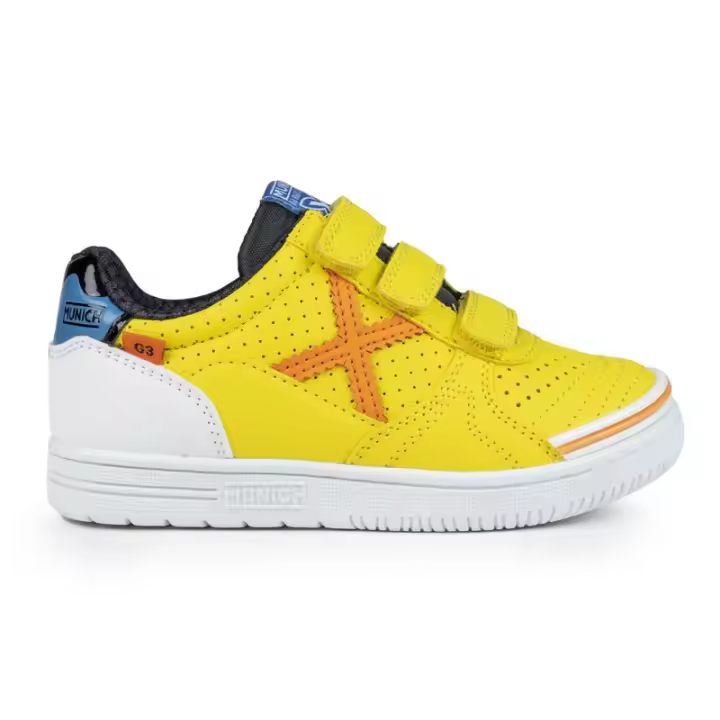 Zapatillas fútbol sala para niño MUNICH G-3 KID VCO PROFIT CASUAL amarilla 1514419 - 1