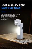Luz De Cabeza Super Brillante COB Con Clip Para Gorra 800mAh Recargable Para Camping Senderismo Pesca Al Aire Libre Portátil - details 6
