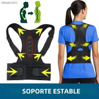 Nueva Correa Ajustable Para Postura De Espalda Y Cinturón Corrector De Lumbar Soporte De Columna Vízuelo Alivio Del Dolor Espalda Adulto Comodidad - details 4