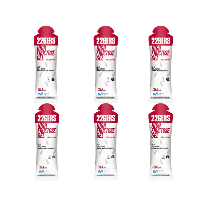 X6 HIGH FRUCTOSE GEL (6X80G) COLA CAFEÍNA - 226ERS - 1