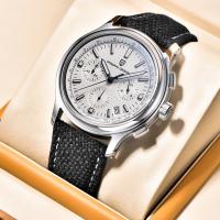 Reloj De Pulsera De Cuarzo PAGANI DESIGN 2024 Estilo Militar 40MM Para Hombre Cronógrafo Acero Inoxidable Cristal De Zafiro Resistente Al Agua VK63 Deportivo - details 1