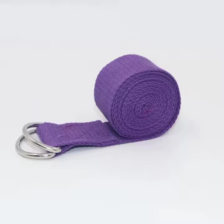 Cinta De Yoga Ajustable Para Pilates Baile Y Fitness Con Hebilla De Anillo D Cómoda Para Estiramiento Diario Y Ballet - 1