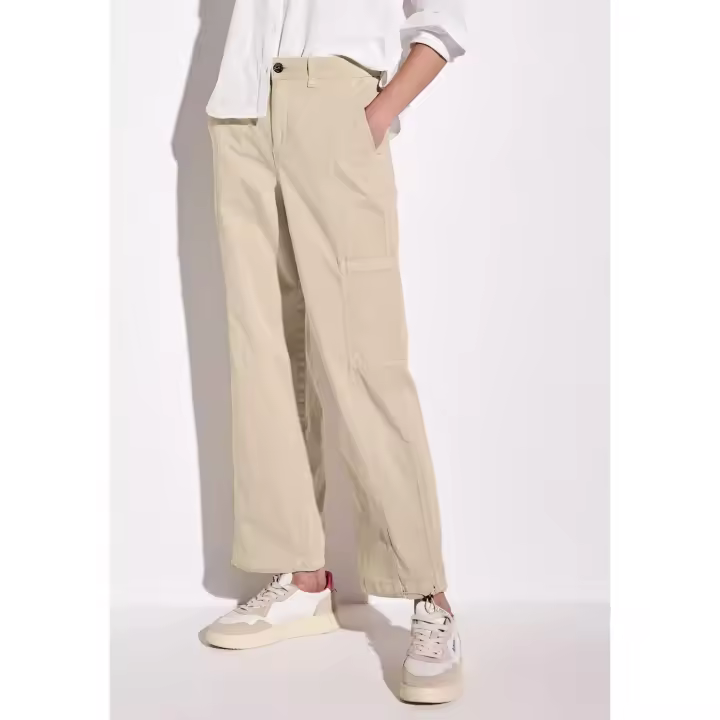 Street One Mod. PS378879 L30 - Pantalón cargo con cintura ancha y pierna recta para mujer - 1