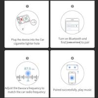 Transmisor FM Bluetooth Inalámbrico Para Coche Kit De Manos Con Cargador USB Doble 2.1A Reproductor De MP3 TF Card U Disk AUX Player - details 10