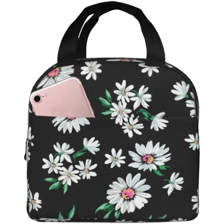 Leopard Rosettes Lunch Box - Insulated Lunch Bags for Women/Men Reusable Lunch Tote Bags, Perfect for Office/Camping/Hiking/Picnic/Beach/Travel - 1