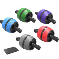 Rebote Ab Roller Con Almohadilla De Rodilla Equipo De Gimnasio Para El Hogar Ejercicio De Adecuación Y Formación De Fuerza Para Entrenamiento De Abdominales - details 0