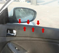 Tira De Sellado Para Ventanas De Coche Universal De Goma Resistente Al Agua Y Al Viento Aislante De Ruido Forma 7 Para Cubrir El Espacio Entre El Parabrisas Y El Body Del Coche - details 3