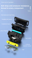 Linterna Frontal LED Recargable USB Super Brillante Impermeable Ultraligera Para Pesca Y Camping Torcha Frontal Con Inducción - details 9