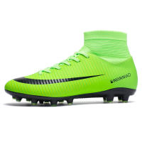 Zapatos De Fútbol Profesionales Para Hombres Antideslizantes En Campo De Grama Zapatillas De Fútbol Con Punta De Hierba TF Entrenamiento De Torsión De PTPP Material Superior PVC Suela De Goma - details 27