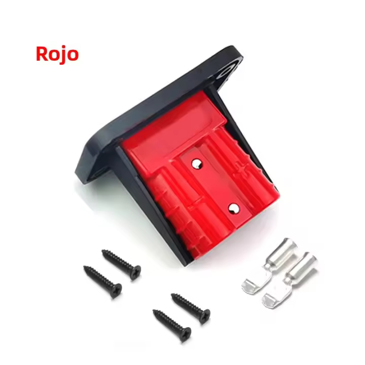 Soporte De Conector De Panel 1/2Pcs 2Pin Para Carga De Batería 50A 120A 175A Montaje En Línea Cubierta De Panel De Conector - 1