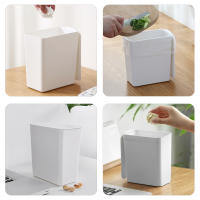 Bandeja De Comedor Oficina Papelera Mini De Plástico Para Encimera Estilo Rústico Contenedor De Basura Para Cocina Y Baño - details 1