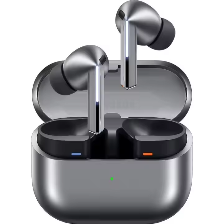 AURICULARES INALAMBRICO BLUETOOTH - Samsung Galaxy Buds3 Pro, ANC, Bluetooth 5.4, Audio 24bits, 3 Micrófonos, Reproducción hasta 30h, Dual Amp, Grafito - 1
