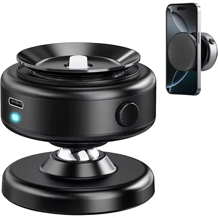 Sostenedor magnético del teléfono del coche de la PC, montaje giratorio de la navegación del coche 360 °, succión magnética y de vacío de doble cara para W - 1