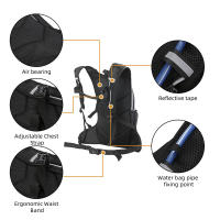 Mochila Reflectante Para Ciclismo Y Senderismo Deporte Al Aire Libre Gran Capacidad Motocicleta Correr Cross-Country Unisex - details 1