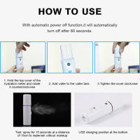 Mini Nebulizador Facial Nano Portátil Humidificador De Piel Anti-Edad Hidratante Para Mujeres Herramienta De Cuidado De La Piel - details 4