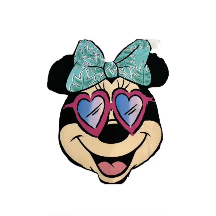 TOALLA PLAYA CARA MINNIE MOUSE 100% MICROFIBRA - 1