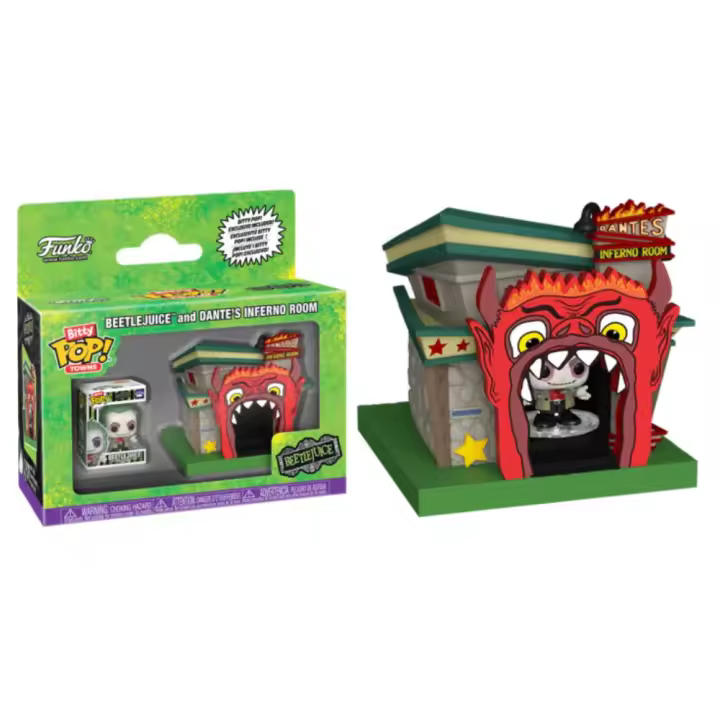 Funko Bitty Pop Town Beetlejuice Sala del Infierno de Dante Figura Coleccionable - 1