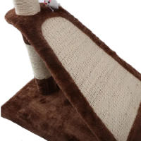 Rascador para gatos de tamaño mediano Cama y mueble para mascotas  Diseño de plataforma de salto Permite trepar y saltar Resistente y robusto Fabricación cuidadosa Tela de felpa suave  Tacto suave y delicado Suave y no irritante Rascador para gatos No irr - details 3