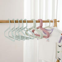 Organizador De Ropa Infantil Portátil 10 Piezas Gancho De Plástico Para Bebés Y Niños Armario De Mostrador Para Ropa De Niños - details 1