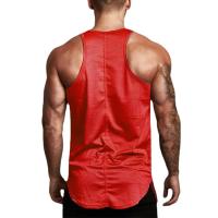 Camiseta De Gimnasio Para Hombre Verano Secado Rápido Malla Top De Musculación Sin Mangas Camiseta Deportiva Fitness O-Neck - details 8