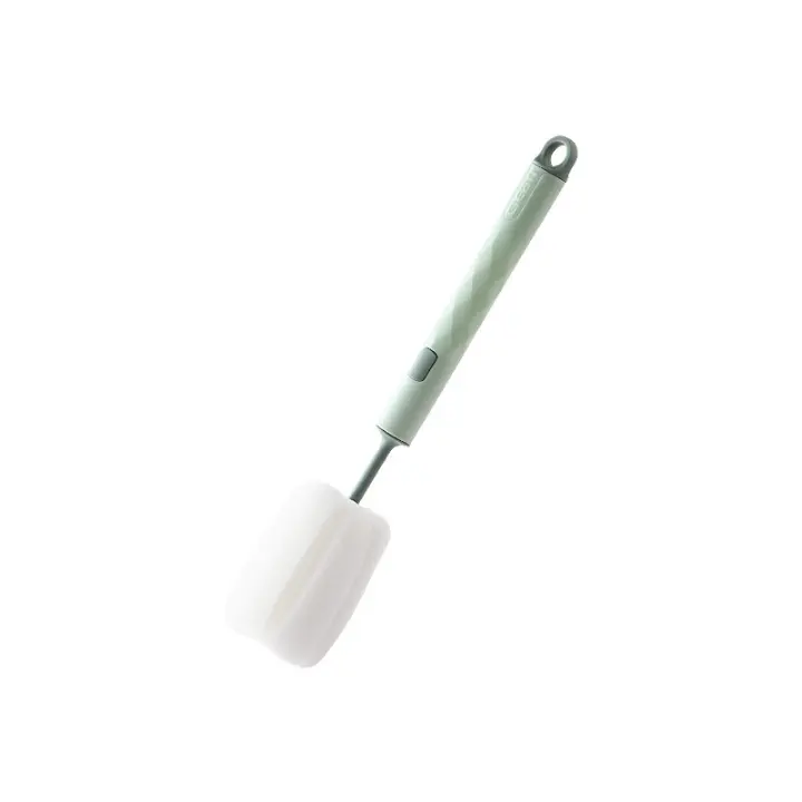Cepillo De Botella De Silicona Con Rotación 360 Grados Set De Cepillos Para Lactantes Cabeza Suave De Grado Alimenticio Para Limpieza De Botellas Almohadillas Y Chupetes - 1