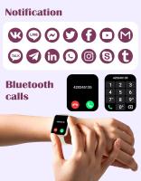 Reloj inteligente para niños y mujeres con función de Llamada, Reloj inteligente de 1,85 pulgadas con frecuencia cardíaca - details 1