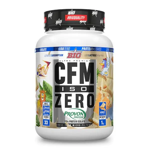 Big Proteína Aislada CFM ISO ZERO 1Kg - Alta Calidad y Sabor Delicioso - 1