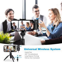 Micrófono Lavalier Inalámbrico 3 En 1 Para iPhone Y Android Con Entrada De 3.5mm Reducción De Ruido Profesional Para Grabación En Directo Y Radio - details 2
