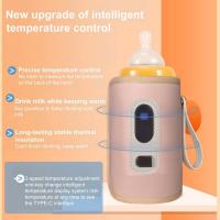 Bolsa Térmica Portátil Para Lactantes Calentador De Botellas De Leche Digital USB Impermeable Y Duradera Para Viajes 360ml - details 6
