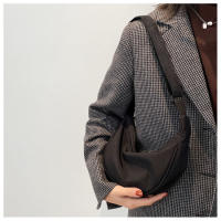 Bolso De Hombro Cruzado Para Laptop Bolso De Mano Unisex Estilo Minimalista Satchel De Escuela Bolsa De Trabajo Con Cierre De Cremallera - details 2