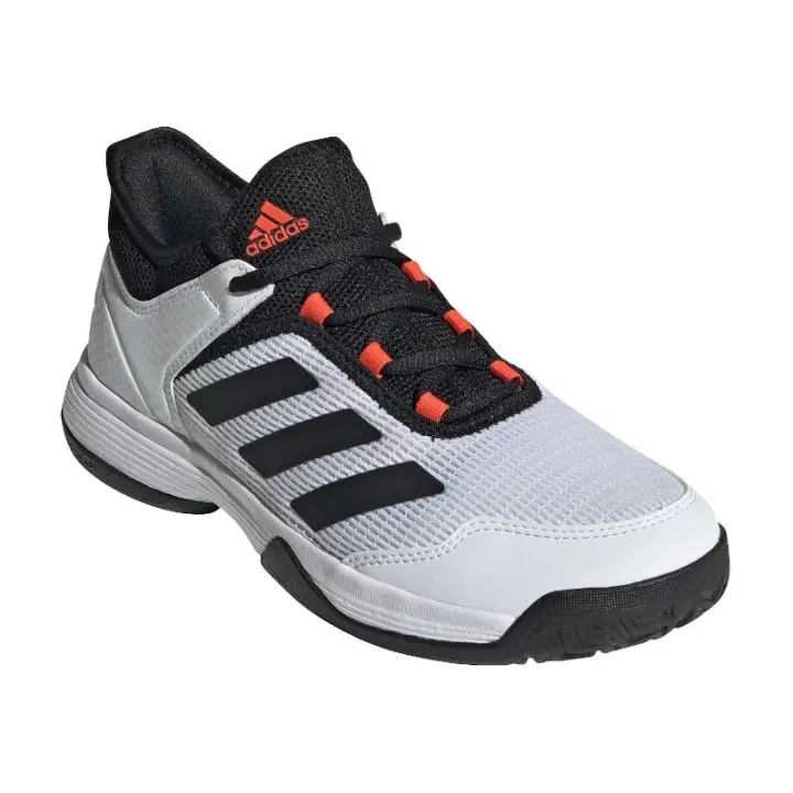 Zapatillas de Pádel Adidas Ubersonic 4 K Negro/Naranja/Blanco - 1