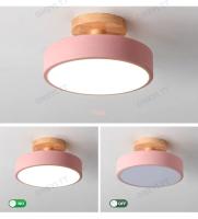 Lámpara De Techo LED Moderna En Colores Macarón Iluminación Para Nuevos Hogares Decoración Para Dormitorio Vestíbulo Pasillo Tecnología Inteligente Incluye Bombilla Fuente De Alimentación AC 220V Estilo Art Déco - details 13