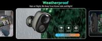 Cámara de Seguridad Exterior Inalámbrica AntCctv 2K con Foco - Alimentada por Batería, Conectividad WiFi, Visión Nocturna a Color, Detección de Movimiento AI y PIR, Audio Bidireccional, Impermeable, Negra - details 5