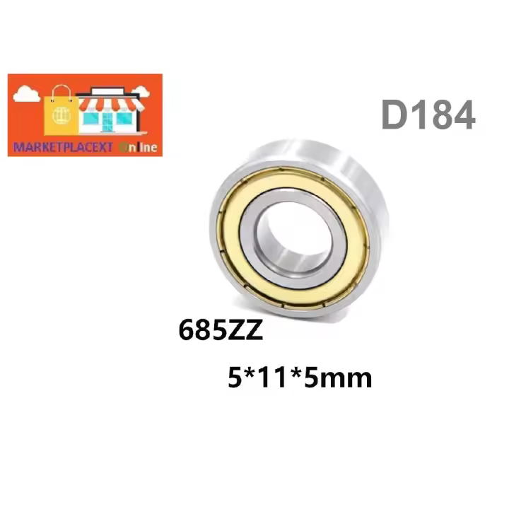 Rodamiento de bolas de brida 623zz 624zz 625zz, 688zz, 606zz, 626zz, 635zz, 608zz, 696ZZ. rueda de polea con brida de ranura profunda para piezas de impresoras 3D  DESDE ESPAÑA   MARKETPLACEXT - 1