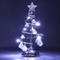 Lámpara De Árbol De Navidad Decorativa LED Luces Nocturnas Pequeñas De Cristal Adorno Decorativo Para Regalo Año Nuevo - details 6