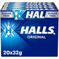 Halls Eucalipto,limon y miel,extra fuerte- original  Caramelo duro Caja con 20 Sticks de 32 g - details 0