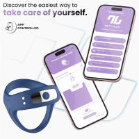 INTOYOU APP SERIES Rank Anillo Pene Vibrador todos tamaños con App Color Azul Juguetes sexuales - details 2